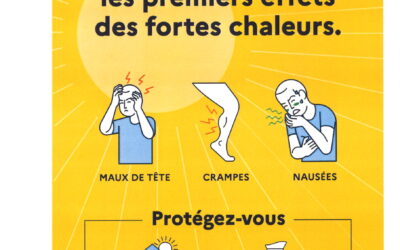 PENDANT LES FORTES CHALEURS, PROTEGEZ VOUS