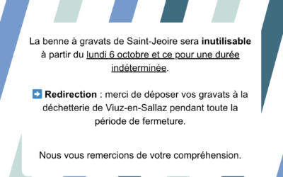 DECHETTERIE DE SAINT JEOIRE