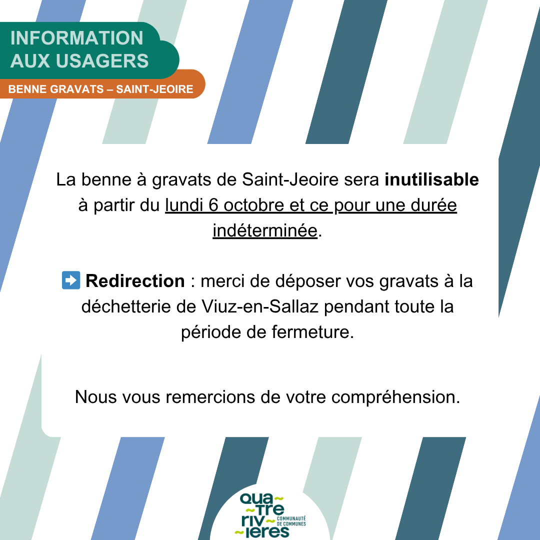 DECHETTERIE DE SAINT JEOIRE