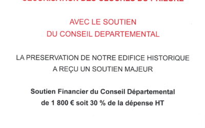 SECURISATION DES CLOCHES DU PRIEURE