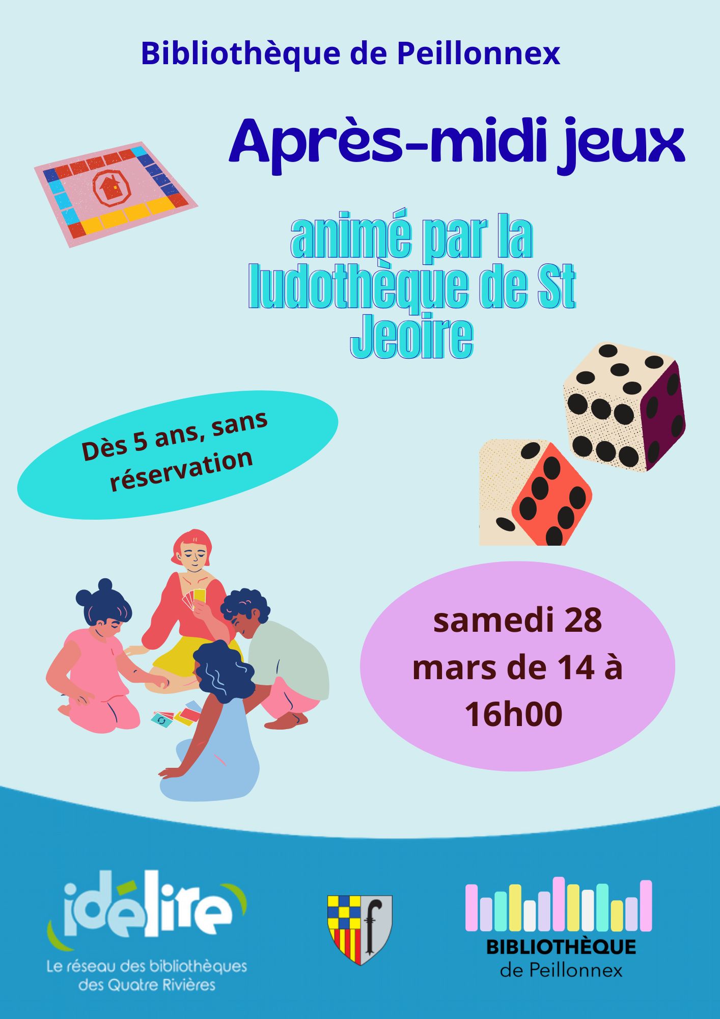 Après midi jeux à la bibliothèque