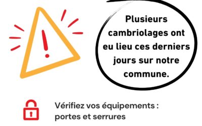 Vigilance cambriolages