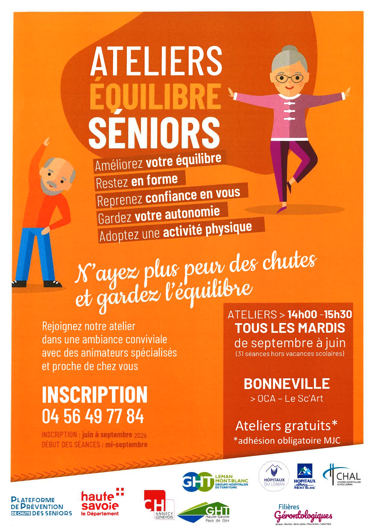 Ateliers équilibre seniors
