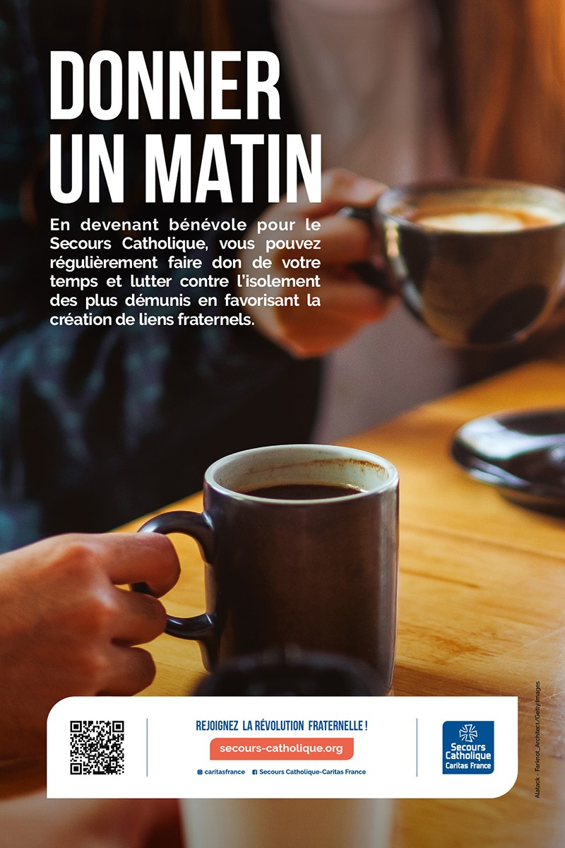 Bénévole secours catholique